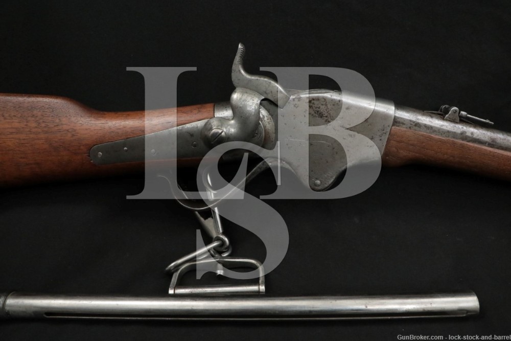 Burnside Model 1865 Spencer Saddle Ring Carbine .56-50 Lever Rifle, Antique