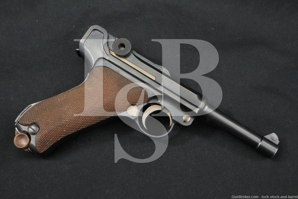 DWM Parabellum Commercial Alphabet 7.65mmx21 .30 Luger Semi-Auto Pistol C&R