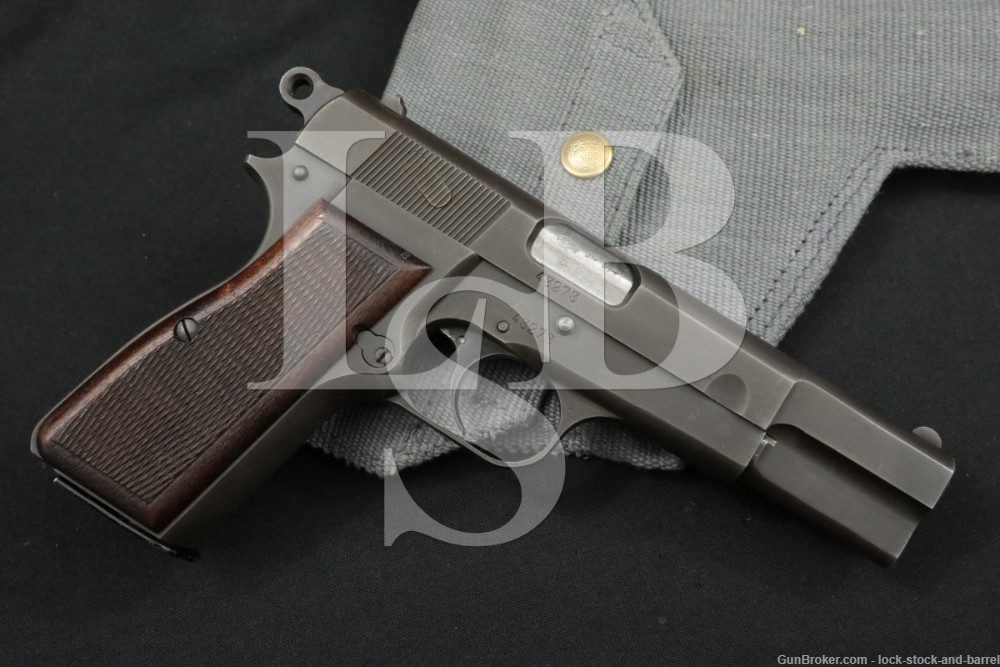 FN Browning Hi Power Post War 9mm Luger Semi-Automatic Pistol 1951-1959 C&R