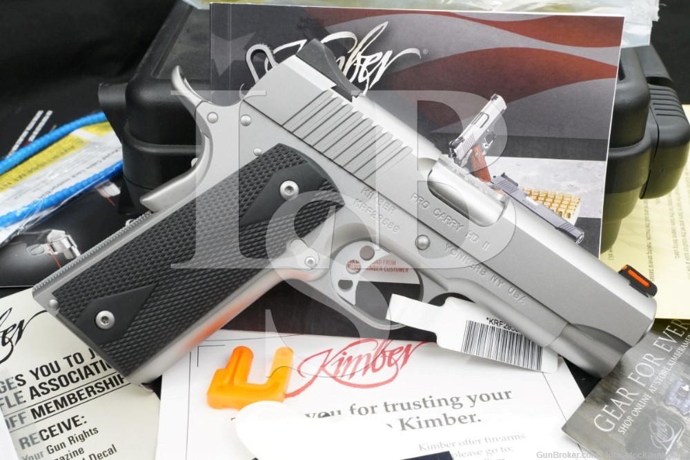 Kimber Model Pro Carry HD II 2 .38 Super 4? Stainless 1911 Semi-Auto Pistol