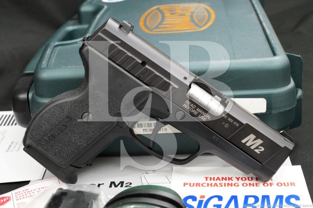 Mauser Sig Sauer Model M2 .45 ACP 3.54″ Semi-Automatic Pistol 2001