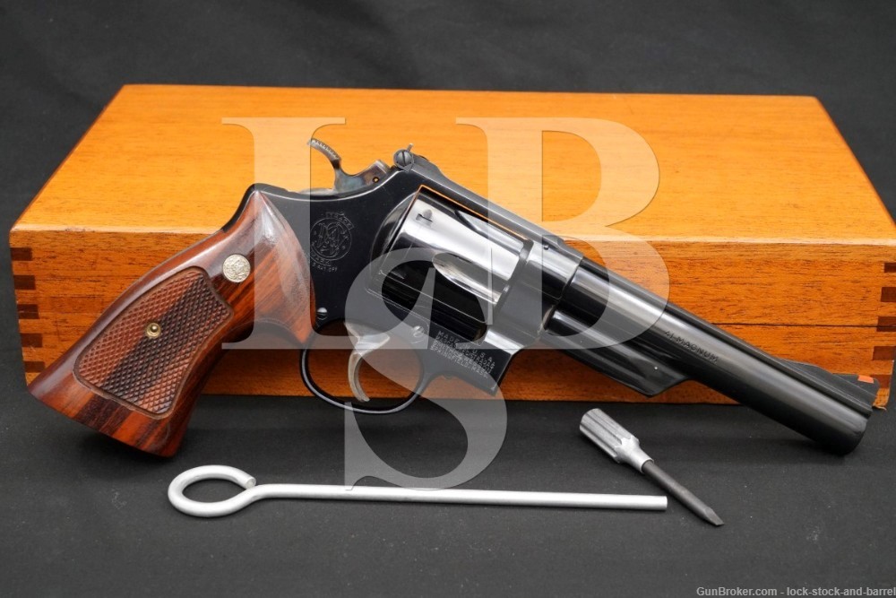 Smith & Wesson S&W Model 57 No Dash .41 Mag 6″ Revolver MFD 1964-1965 C&R