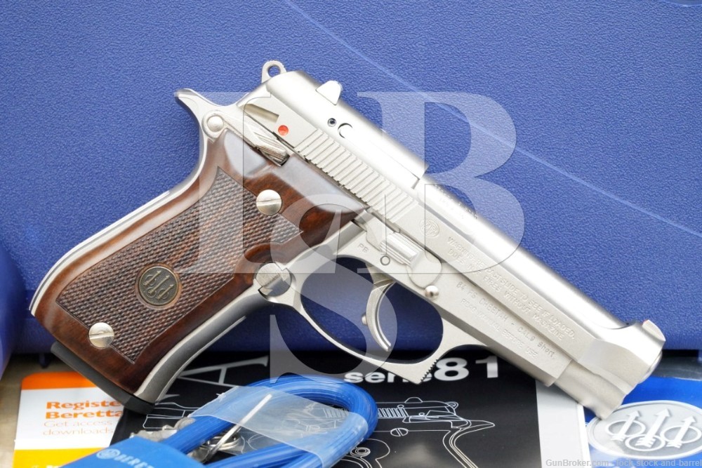 Beretta Italy 84FS 84-FS 380 ACP Double-Action Semi-Automatic Pistol ...