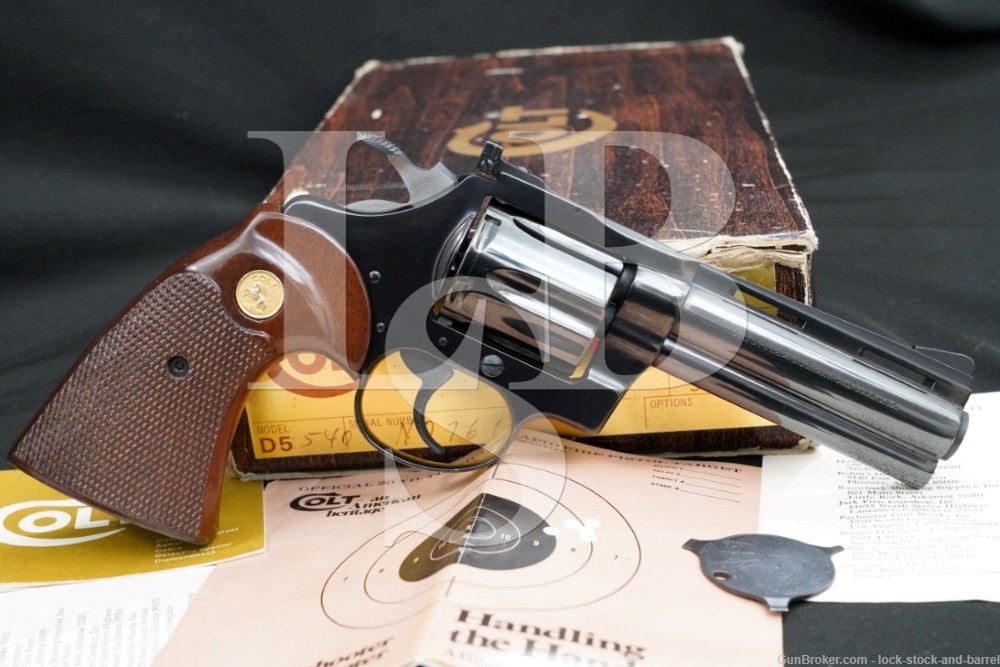 COLT Diamondback D5540 38 Spl. 4" DA/SA Double Action Revolver MFD 19777