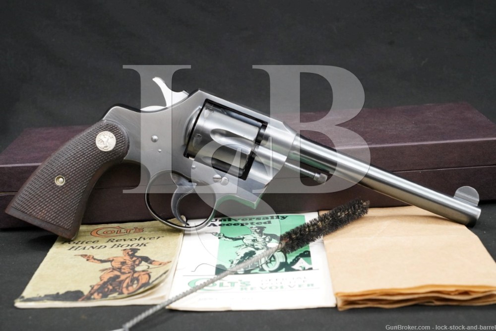 Colt Official Police 38 Colt Special Dasa Double Action Revolver 1930 Candr Lock Stock And Barrel 8853