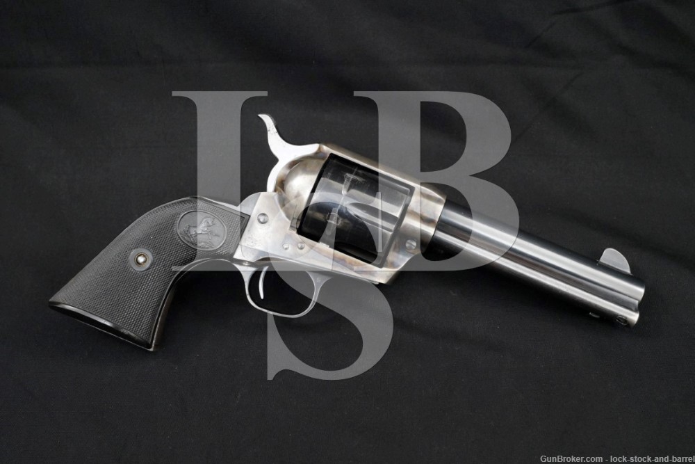 Colt 2nd Generation Single Action Army SAA 4 3/4″ .45 LC Revolver, 1960 C&R