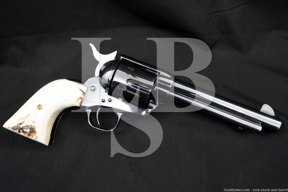 Colt 3rd Gen Single Action Army Full Royal Blue .44-40 Winchester Revolver