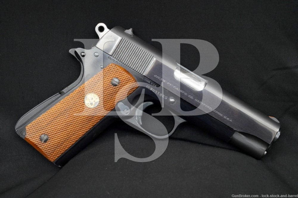 Colt Commander Lightweight 4 1/4″ 1911 .45 ACP Semi-Auto Pistol 1977