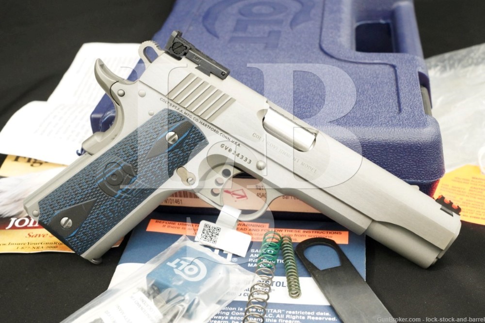 Colt Gold Cup Trophy Lite O5072GCL Stainless 9MM 1911 Semi-Auto Pistol