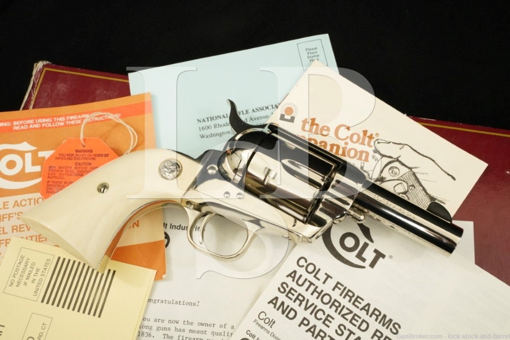 Colt Single Action Army SAA 3rd Gen Sheriffs Model .45 LC, MFD 1989 ATF C&R