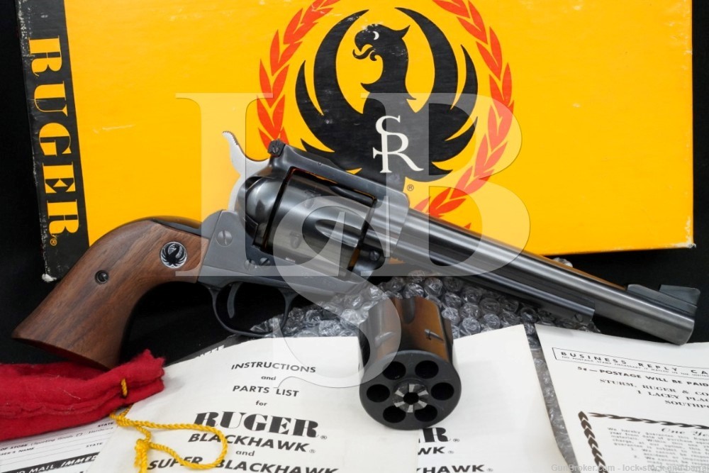 Pre-Warning 3-Screw Ruger Blackhawk BKH36 357 Magnum 9mm Revolver 1970 C&R