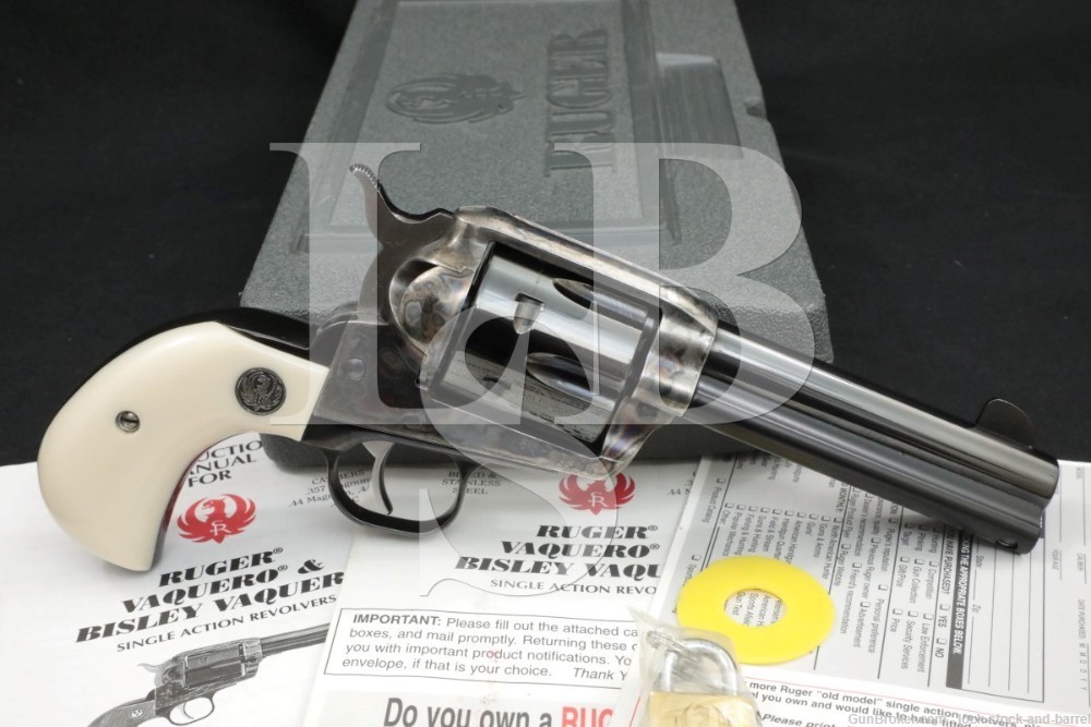 Ruger Vaquero Model 00551 45 Long Colt Bird’s Head Case Color Revolver 1994