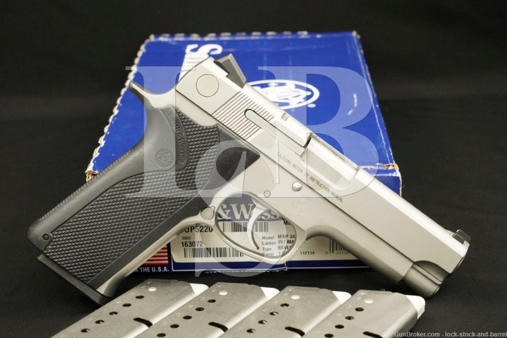 Smith & Wesson S&W Model 1076 10mm 4.25″ DA/SA Semi-Auto Pistol 1991