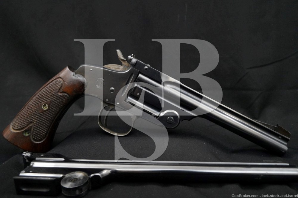 Smith & Wesson S&W Single Shot 2nd Model of 1891 .22 LR 6″ 8″ Pistol C&R