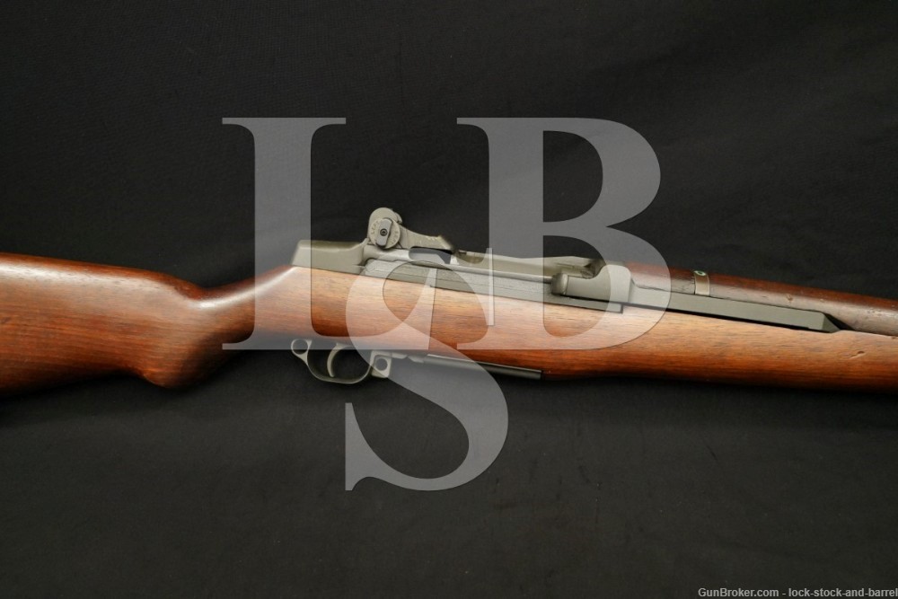 WWII US Springfield M-1 M1 Garand Matching .30-06 Semi Auto Rifle, 1943 C&R