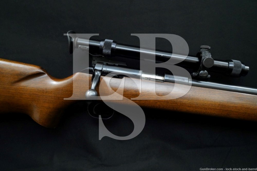 Winchester Model 52D 52-D Target .22 LR Single Shot Bolt Rifle, 1962 C&R