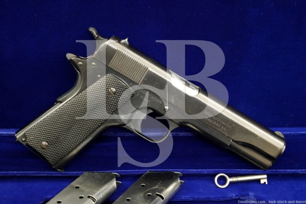 Argentine Hartford Colt 1916/1911 .45 ACP Semi-Automatic Pistol, 1915 C&R