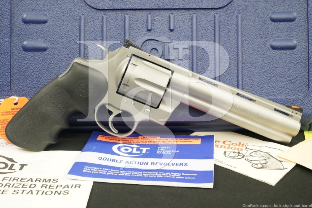 Colt Anaconda MM3060BEAD .44 Magnum Bead Blasted DA/SA Revolver, 1997