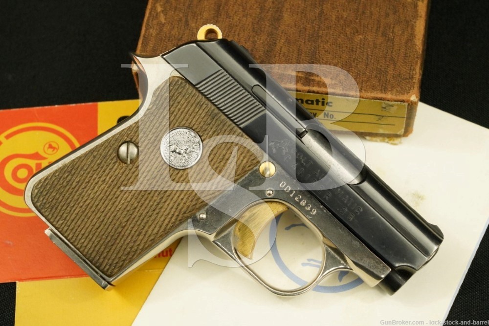 Colt Automatic Caliber .25 ACP Like Junior Semi-Automatic Pistol, 1971 C&R