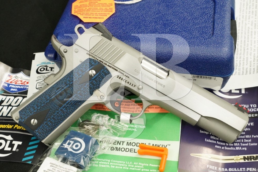 Colt Government Model Competition Series 1911 O1073CCS .38 Super 5″ Pistol