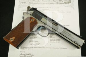 Colt Model 1905 The First .45 ACP Pre-1911 Semi-Auto Pistol, MFD 1907 C&R