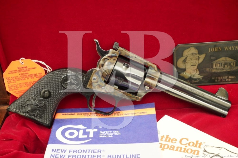 Colt New Frontier The Duke John Wayne .22 LR Revolver & Case, 1983 ATF C&R