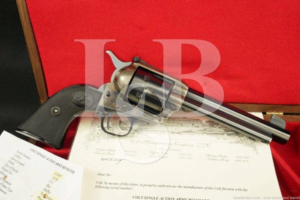 Custom Colt 1st Generation Single Action Army .38 Special Revolver 1929 C&R