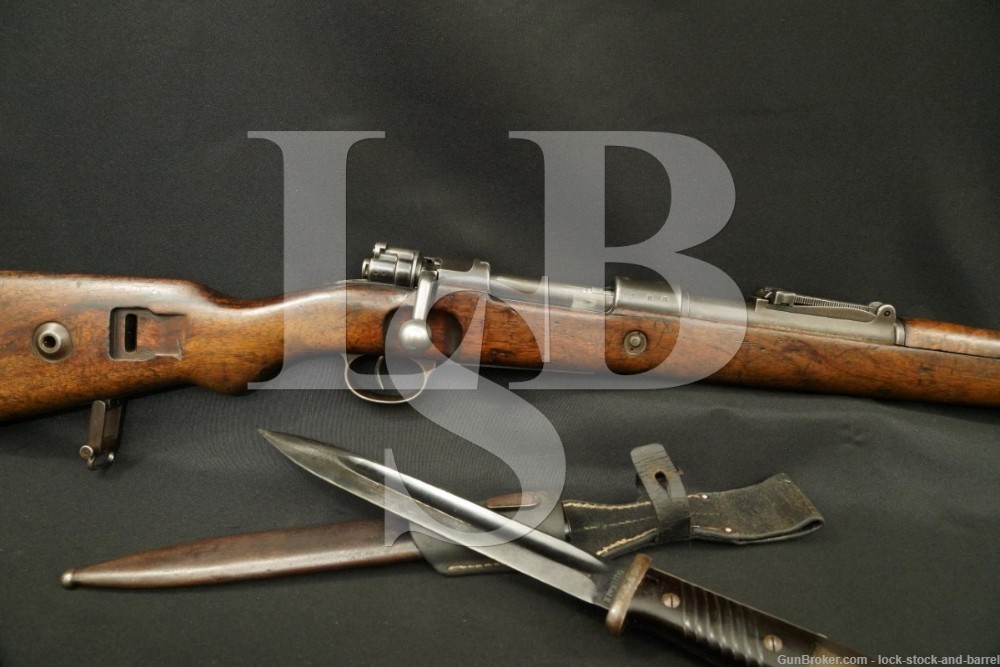 German K98 Mauser Oberndorf Nazi 8mm Bolt Action Rifle Bayonet MFD 1939 C&R