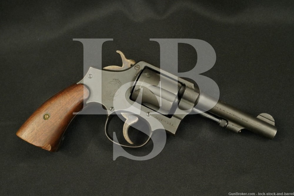 Smith & Wesson S&W Navy Victory Model .38 Spl 4″ WWII DA/SA Revolver C&R