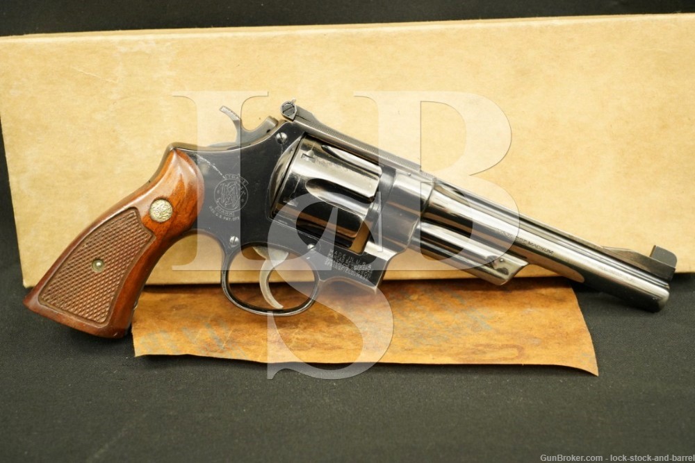 Smith & Wesson S&W The .357 Magnum Pre-Model 27 6″ DA/SA Revolver C&R