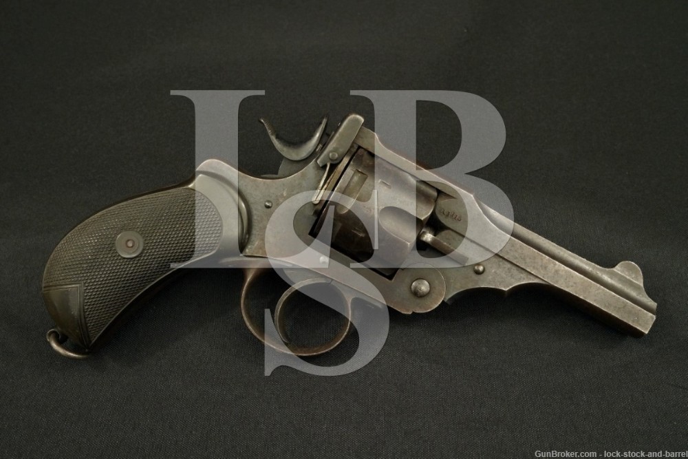 Webley & Scott Mark I MKI MK I .455 4″ SA/DA Revolver MFD 1890-1894 Antique