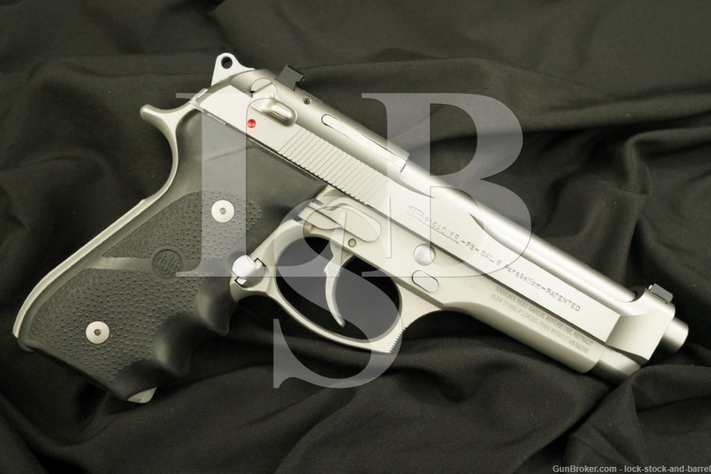 Beretta 92 Brigadier FS J92F560 9mm Stainless DA/SA Semi-Auto Pistol, 2003