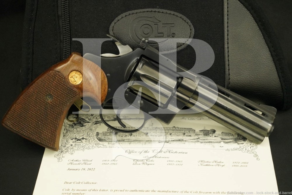 COLT Diamondback D5540 38 Spl. 4″ DA/SA Double Action Revolver MFD 1972