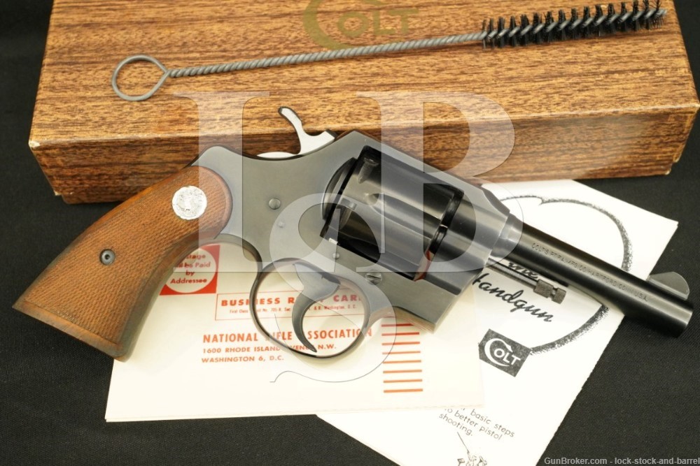 Colt Official Police 38 Special Dasa Double Action Revolver Mfd 1961 Candr Lock Stock And Barrel 0549