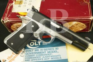 German Proofed Colt Combat Elite Government 9mm 1911 Pistol 1990