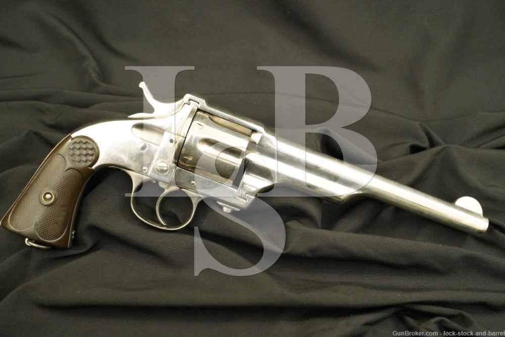 Merwin & Hulbert Large Frame Double Action .44-40 WCF 7″ Revolver Antique