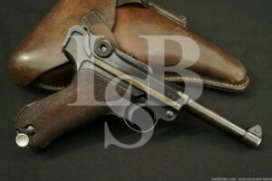 Pre-WWII Mauser S/42 S42 P.08 P08 Luger 9mm Semi-Auto Pistol, MFD 1938 C&R