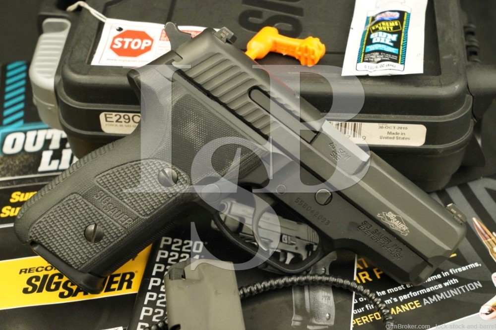 Sig Sauer Custom Shop P229C SAS .40 S&W DA/SA Semi-Auto Pistol, 2015