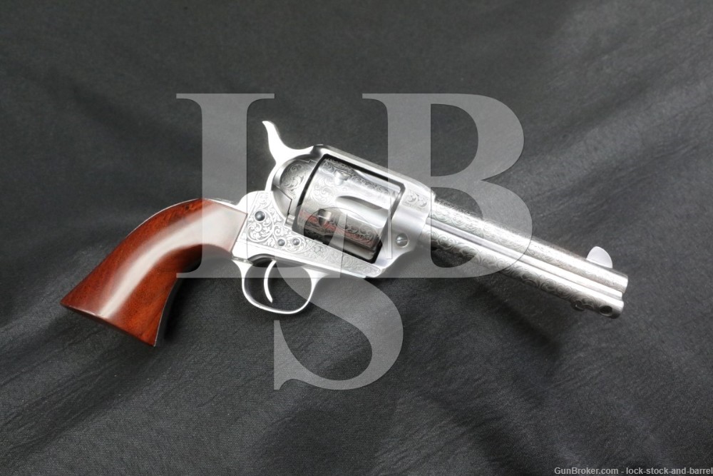 Uberti Replica Colt SAA .357 Magnum 4.75″ Engraved Single Action Revolver