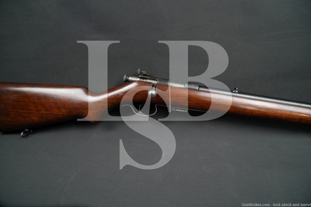 Winchester Model 57 22 Lr 22″ Bolt Action Rifle And Magazine Mfd 1927 36 Candr Lock Stock And Barrel 0934