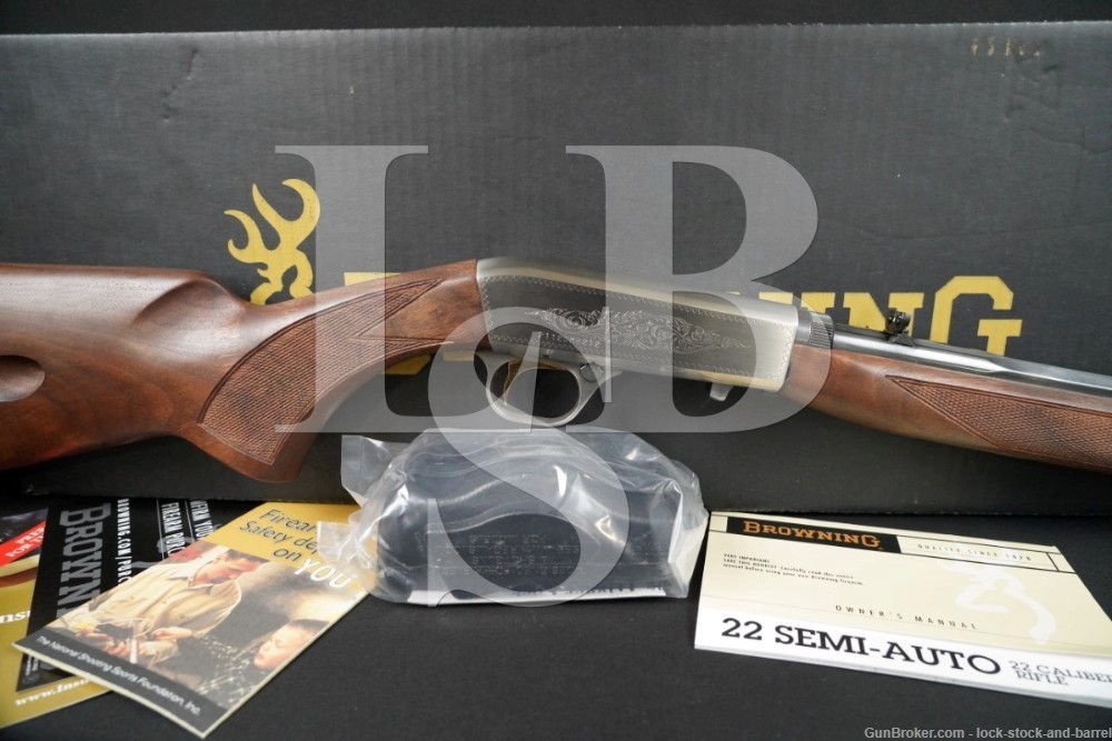 Browning SA22 SA-22 Grade II .22 LR 19 3/8″ Takedown Semi-Auto, Rifle 2007