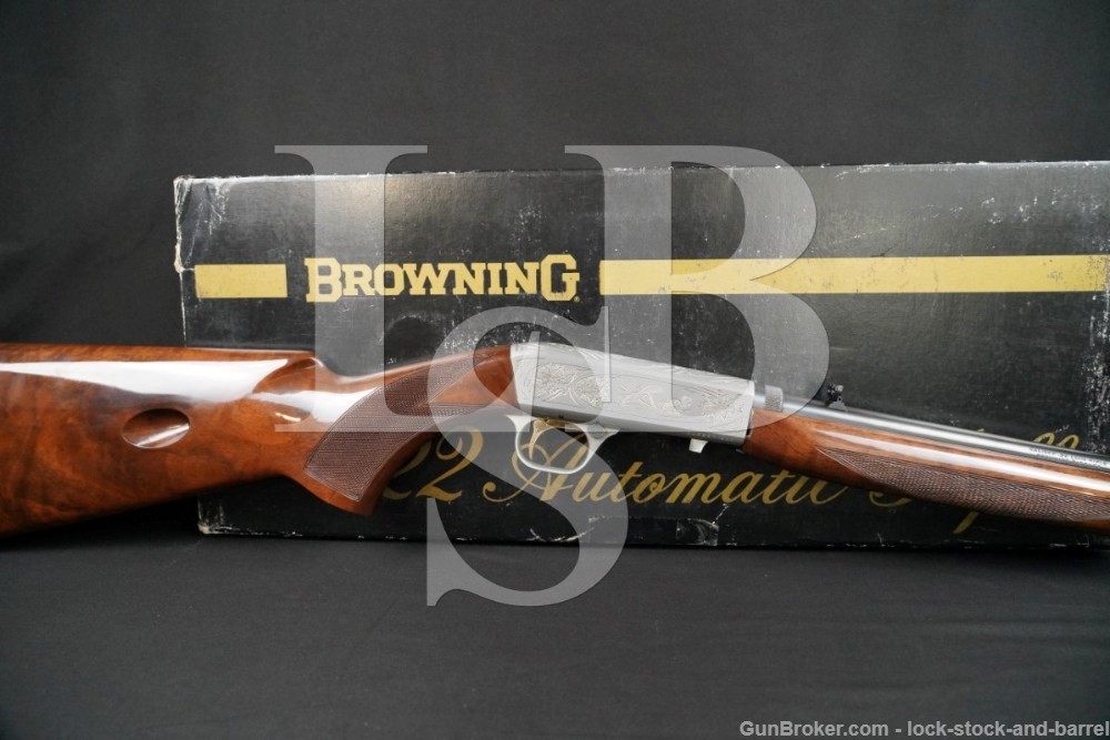 Browning SA22 SA-22 Grade II .22 LR 19.25" Takedown Semi-Auto Rifle, 1982