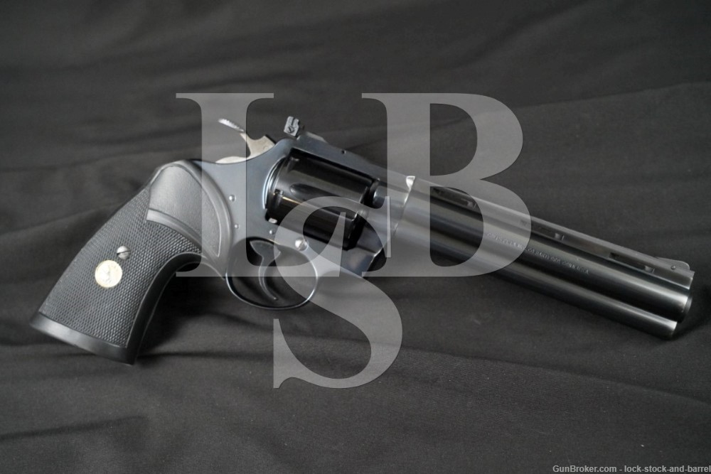 Colt Diamondback Model D5160 Blue 6" .22 LR SA/DA Revolver, MFD 1981