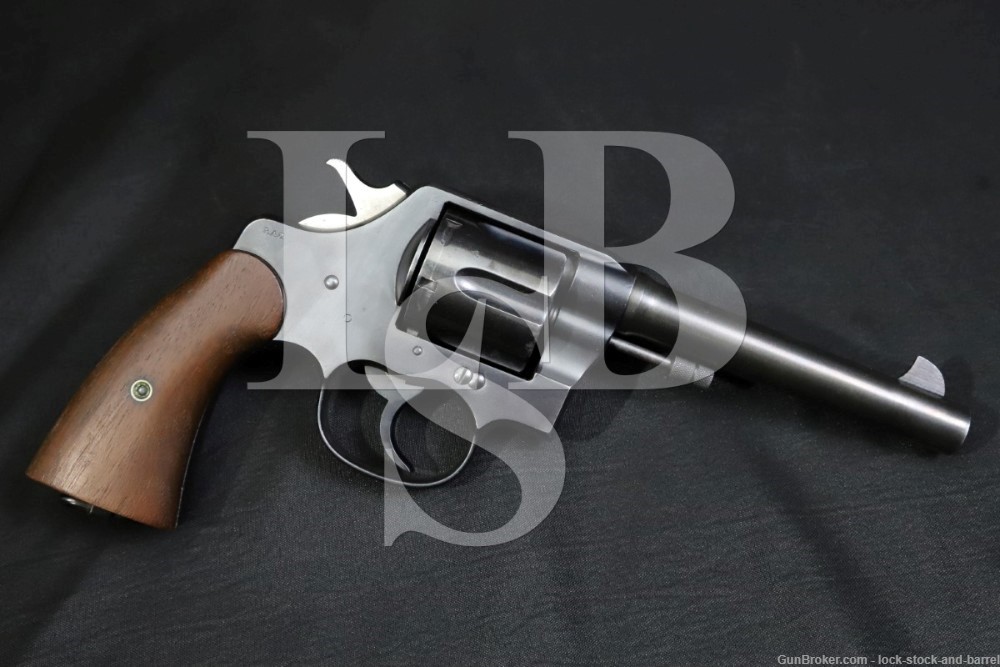 Colt New Service Model 1909 Army .45 DA/SA Double-Action Revolver, 1911 ...