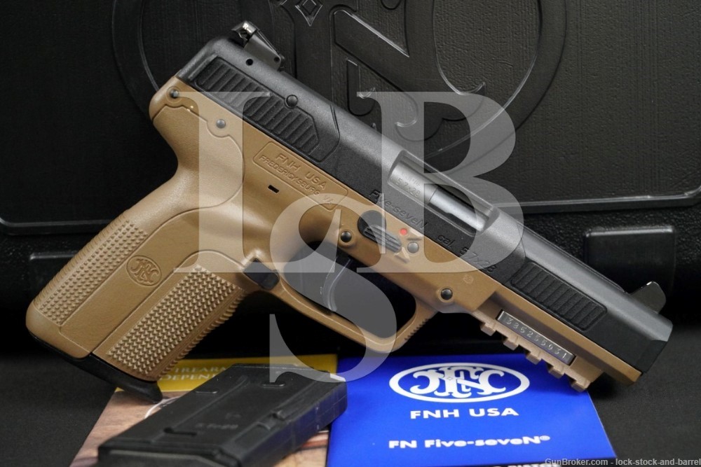 FN Herstal FNH Model Five-SeveN 5.7x28 4.75" FDE Tan Semi-Automatic Pistol