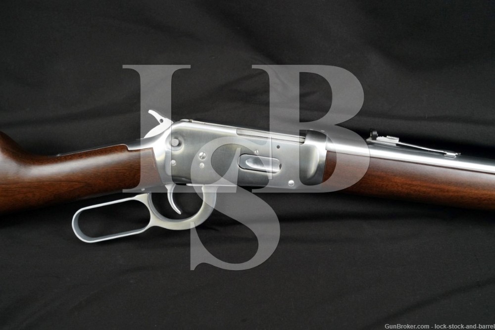 Factory Chrome Winchester 94AE Trapper .44 Magnum Lever Action Rifle, 1999