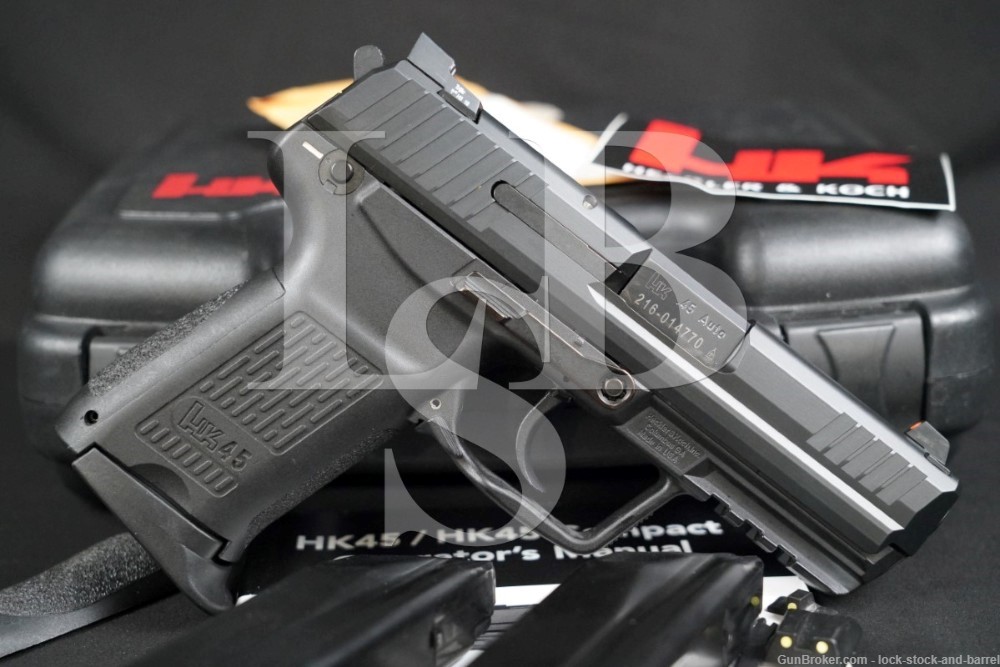 Heckler & Koch H&K HK45C .45 ACP 3.8″ Double-Action Semi-Automatic Pistol