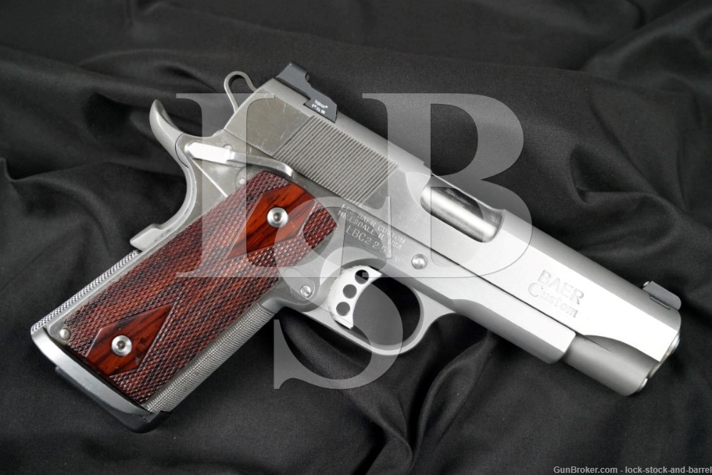 Les Baer Model Stinger .45 ACP 1911 Stainless Semi-Auto Pistol 2008 ...