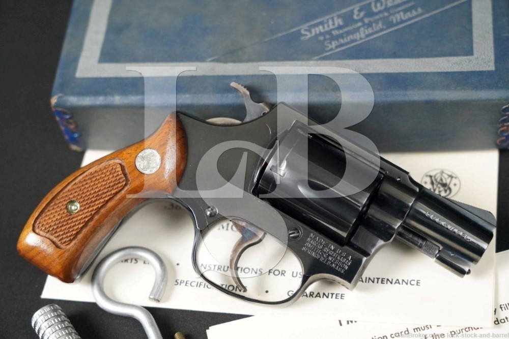 Smith & Wesson Model 36 Chiefs Special .38 Spl 2" DA/SA Revolver 1968 C&R