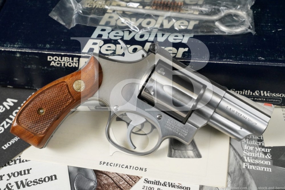 Smith & Wesson Model 66-2 .357 Combat Magnum 2.5″ DA/SA Revolver 1983